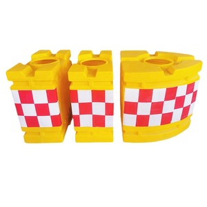 Barrera de tráfico de 90cm, Cubo de choque de seguridad, barrera de cojín de plástico, barrera de tráfico de seguridad llena de arenas de agua de tambor - Product Image 2