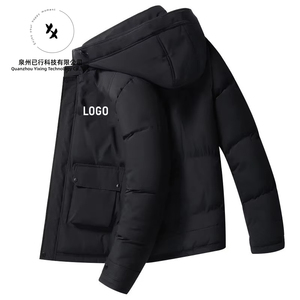 Veste pour hommes, vente en gros, veste d'hiver rembourrée à capuche, vêtements utilitaires chauds pour l'extérieur, veste à capuche personnalisée pour hommes 2024 - Product Image 1
