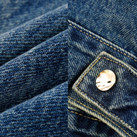 Blouson Bomber en Jean Vintage Personnalisé ODM pour Homme – Tendance Automne, Coupe-Vent, Lavé, Fermeture Éclair Frontale, Logo