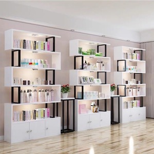 Hot Selling Wood Storage Cabinet Bookshelf Beauty Hair Salon Display <b>Rack</b> Various Barbers Salons Gym Bedroom Dining Bathroom - Product Image 6