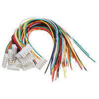 2-10 Pin Konektor Kabel Baterai Kustom PH/XH Female 1mm Pitch 1.25mm Rakitan Kabel PCB 4-Konektor JST Wire Harness IP66 PVC