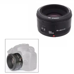 Mejor YONGNUO speedlite YN EF 50mm f1.8AF Apertura de lente de enfoque automático YN50 mm f1.8 lente para Canon 600D 650D 5D 6d 5D3 700D 450D 550D 1100D