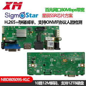 ซงไม 10CH 4K H.265 เครื่องบันทึกวิดีโอเครือข่าย เมนบอร์ด NBD80S09S-KLC m220 - Product Image 4