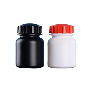 Etiqueta personalizable de PE, color personalizado, botella de recarga de tapa en forma de <span class=keywords><strong>rueda</strong></span> para suplementos nutricionales, pastillas, cápsulas y gomitas - Product Image 2
