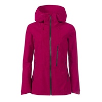 Veste de ski et de neige imperméable pour femmes en tissu polyester extensible à 2 couches, doux et confortable