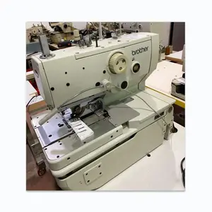 Máquina de coser con orificio de botón de ojal electrónico Brother 9820 usada a buen precio
