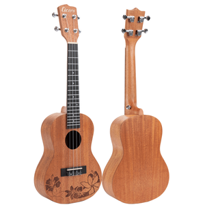 Professionale di alta qualità Laser disegno mogano Soprano/concerto/tenore Ukulele - Product Image 6