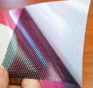 Film de fenêtre à vision unidirectionnelle anti-chaleur solaire, <span class=keywords><strong>vinyle</strong></span> <span class=keywords><strong>micro</strong></span>-<span class=keywords><strong>perforé</strong></span>, autocollant architectural pour la confidentialité - Product Image 2