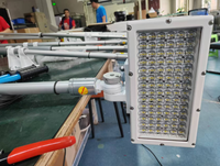 Lampe LED pour camion de pompiers et ambulance 75w 100w 150w, tour d'éclairage mobile électrique à mât manuel