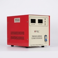 Stabilisateur de tension intelligent monophasé pour maison 5000W 220V AC en cuivre SVC-5000VA à servomoteur certifié CE haute efficacité 50/60Hz