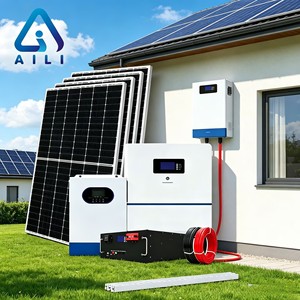 Kit Système Solaire Hybride 10KW MPPT Onduleur à Onde Sinusoïdale Pure IP65 Station d'Énergie de Secours à Batterie au Lithium avec Raccordement au Réseau - Product Image 3