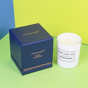 Coffrets cadeaux de bougies texturées Crown Win Tea Light, boîte et emballage de luxe, boîte en papier pour savon carré, boîtes à rabat - Product Image 3