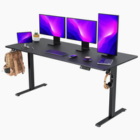 Escritorio de pie Altura ajustable Escritorio de oficina en casa Mesa de computadora versátil Estación DE TRABAJO Escritorio de pie de dos etapas de un solo motor