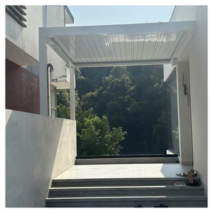<span class=keywords><strong>Pergola</strong></span> motorisée <span class=keywords><strong>en</strong></span> <span class=keywords><strong>aluminium</strong></span> à <span class=keywords><strong>prix</strong></span> d'usine avec éclairage LED pour terrasse extérieure - Product Image 4