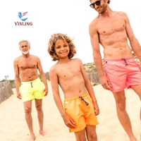 Shorts de bain pour hommes avec logo personnalisé, shorts de sport pour hommes, shorts de course, shorts de surf unis pour hommes