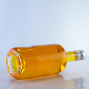 Botella de licor de vidrio de cuello largo redondo personalizado de fábrica china de 700ml 70cl México Tequila <span class=keywords><strong>Mezcal</strong></span> con corcho de madera - Product Image 2