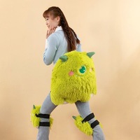 Vente en gros usine : Protège-hanches et genouillères de ski en peluche, motif tortue, multi-dessins disponibles, avec sangle de fixation flexible et réglable, durable