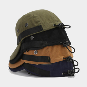 New Fashion Sporty Terry Lettering Embroidery Quick Drying Breathable Waterproof Baseball Cap with Windproof Rope - Product Image 6