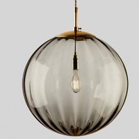 Luminaire suspendu moderne pour plafond, lampe suspendue pour la maison, l'hôtel, le bar, le restaurant, l'îlot de cuisine, décoration, boule de verre chromée