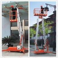 Nacelle-support d'ascenseur aérien, table de levage portable en alliage d'aluminium