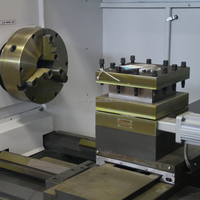 Torno CNC de Cama Plana Horizontal con Optimización Inteligente de Parámetros de Proceso, Control GSK, Rieles Cerámicos de Ultra Larga Duración