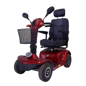 Trọng Lượng Nhẹ Và Mạnh Mẽ 600W Ngoài Trời Mobility Scooter Với Hệ Thống Treo Đầy Đủ Cho Người Khuyết Tật Và Ông Già