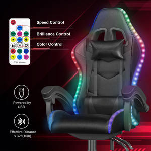 <span class=keywords><strong>Silla</strong></span> <span class=keywords><strong>Gamer</strong></span> Ergonómica RGB para Computadora, <span class=keywords><strong>Silla</strong></span> de Oficina Ejecutiva Giratoria Reclinable <span class=keywords><strong>con</strong></span> Reposapiés, Venta al Por Mayor - Product Image 2