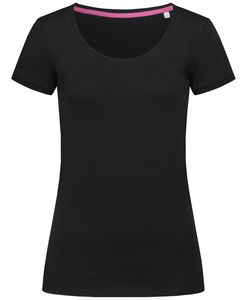 New Arrival Blank Ladies Multiple Colors t Shirts Pure 100% Cotton Scoop Round <b>Top</b> Short Sleeve T Shirt with Custom Printing - Product Image 1