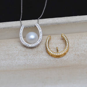 S925 Silver Pendant DIY Accessory <b>Set</b> U-Shaped Female Headpiece with <b>Pearl</b> Earnail 4941 Fashion <b>Jewelry</b> - Product Image 3
