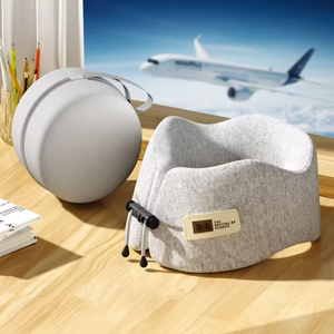 หมอนรองคอรูปตัวยูแบบพกพา Z Memory Foam ผ้ากำมะหยี่ สำหรับเดินทาง ใช้กับเครื่องบินและนอนหลับได้ - Product Image 6