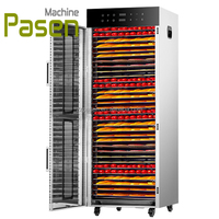 Huishoudelijke professionele SUS 304 roestvrijstalen voedseldroger met 10 trays, 10 kg capaciteit, 400W motor, geschikt voor diverse voedingsmiddelen en fruit.