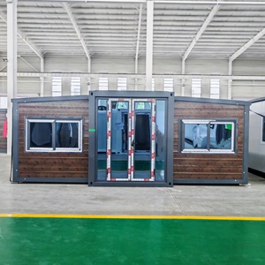 20FT 40FT ปีกคู่แบบพับได้สำเร็จรูป3ห้องนอนบ้านตู้คอนเทนเนอร์แบบขยายได้ทันสมัย - Product Image 5