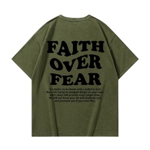 T-shirts pour hommes à manches courtes, col rond, imprimé lettres, 100% coton, respirant 3D, anti-plis, streetwear, coupe classique - Product Image 4