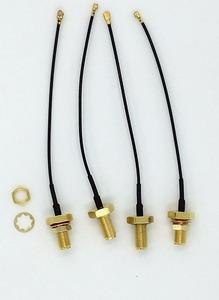 Échantillon gratuit de connecteur femelle IP65 avec joint en caoutchouc pour câble pigtail UFL RG178 - Product Image 3