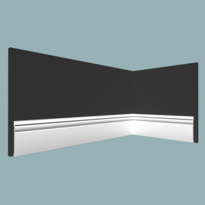 RUITONG Plinthe intérieure moderne PS étanche en PVC plinthe légère moulée corniche pour hôtels villas en polystyrène - Product Image 2