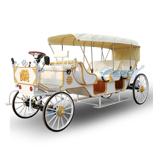 Magnifique calèche de luxe à 4 roues pour mariages, balades en calèche tirée par des chevaux pour les grands parcs et les excursions panoramiques - Product Image 2