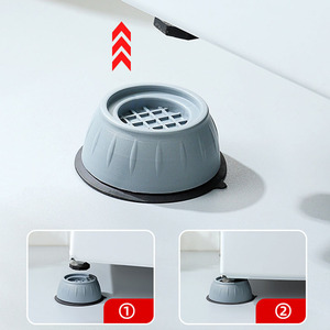 Cuscinetti Antivibrazioni 4 Pezzi, <span class=keywords><strong>Supporti</strong></span> in Gomma Antiscivolo Riutilizzabili, Tappetino Universale per <span class=keywords><strong>Lavatrice</strong></span> - Product Image 6