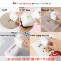 Printer Warna MHT-WG01 Printer Inkjet Mini Mobile Wifi Kode Kustom Android Nirkabel Genggam Printer Logo Tato Marker