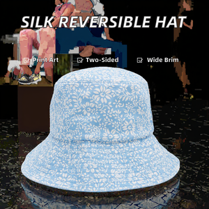 Sombreros de Pescador Reversibles de Poliéster/Algodón, Casuales, con Diseño Estampado de Ala Ancha, Estilo Hip Hop, Unisex, para las Cuatro Estaciones - Product Image 2
