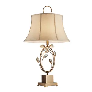 Lampe de table led en métal, style Oriental classique, luxueux, pour la décoration d'hôtel ou la maison