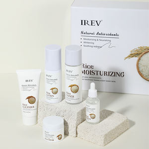 Ensemble de soins de la peau <span class=keywords><strong>bio</strong></span> de marque privée (nouveau) produit de soins de la peau anti-âge naturel (nouveau) ensemble de soins de la peau au riz blanchissant en gros - Product Image 4