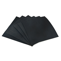 Coussinets séparateurs en verre pour double vitrage isolant 18*18*2+1MM, adhésifs noirs en EVA avec coussinets séparateurs en mousse