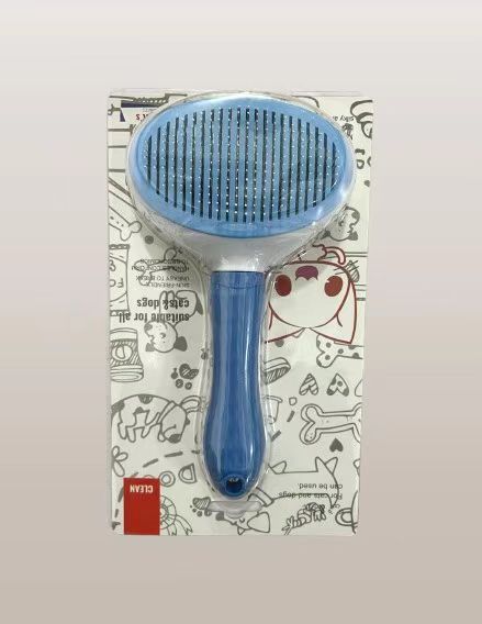 [Blu] Pettine a denti fini - Confezione in cartoncino