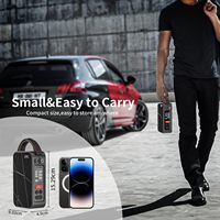 2024 New 4000mah Portable Electric Digital 150PSI Bicycle Tire Inflator Air Car Pump with Power Bank for Bikes Bicycle