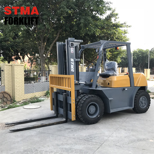 China STMA alta calidad 7 toneladas carretilla elevadora al aire libre 7000KG carretilla elevadora con motor diésel nueva condición equipo de manejo de materiales - Product Image 3