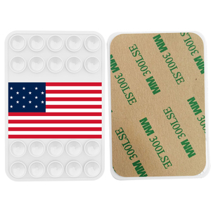 USA Flag Design Silicone Suction Cup <b>Phone</b> Case Mount Hands-Free Strong Grip <b>Holder</b> with Customized Color for Selfies and Videos - Product Image 6