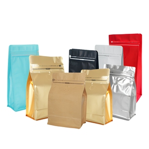 Bolsa de Café Personalizada Hong Yuan HY08-31002 con Válvula, Material de Aluminio y PE/PET/OPP, Bolsa de Fondo Plano - Product Image 1