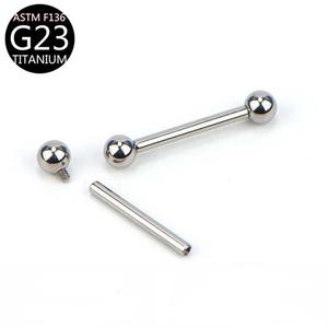 टाइटेनियम स्टील f136 थोक भेदी जीभ छल्ले शरीर के गहने कान की घंटी बजती - Product Image 5