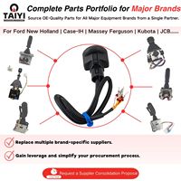 Manette auxiliaire gauche à quatre interrupteurs pour contrôleur de joystick de chargeuse compacte TAIYI Construction Equipment 6680414 6705921