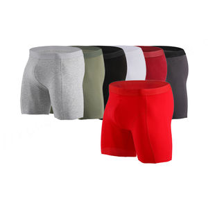 Nuevos Calzoncillos Boxer al por Mayor 2026, 95% Algodón, 5% Elastano, Calzoncillos Boxer Lisos y Cómodos para Hombre - Product Image 1